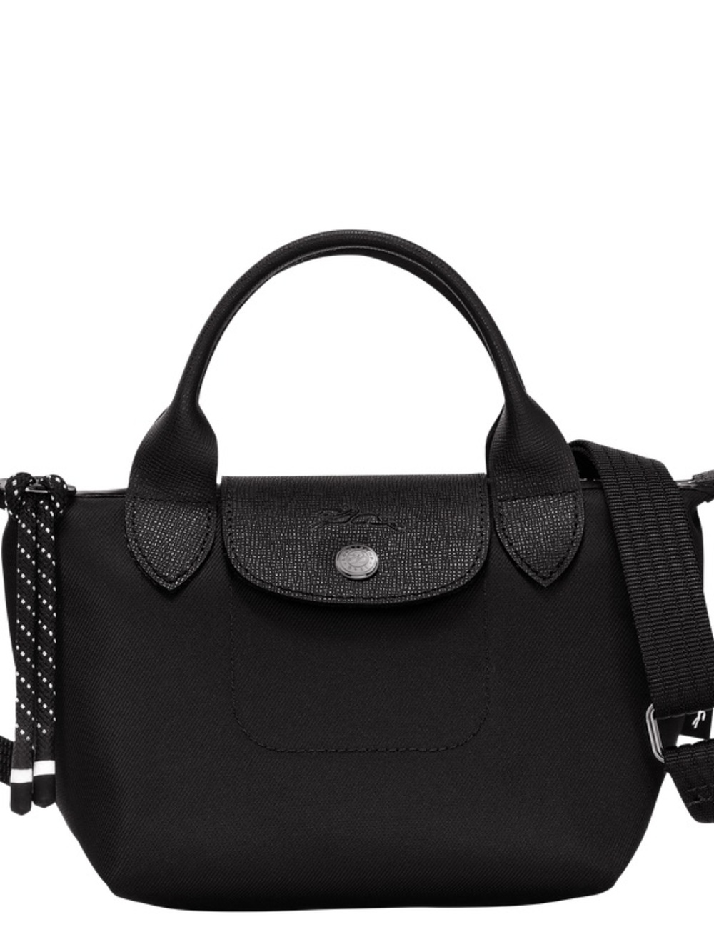 Longchamp Le Pliage extra Small Top-Handle Shoulder Bag in Black